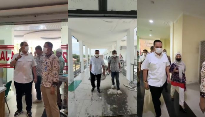 Budi Rustandi melakukan kunjungan kerja ke Rumah Sakit Umum Daerah (RSUD) Kota Serang (Foto: Bantentv.com/Jaya)