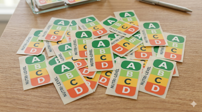 Arti Nutri Level A-D pada kemasan (Foto: Gemini AI)