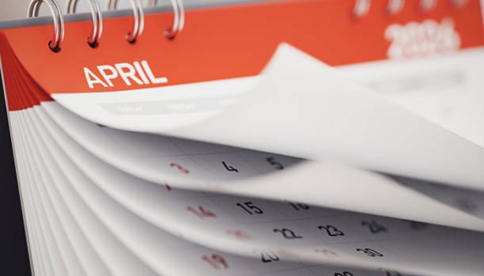 Kalender April 2026 (Foto/iStockphoto)