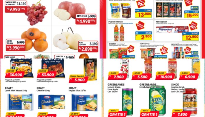 Katalog promo mingguan Indomaret, Alfamart, dan Alfamidi