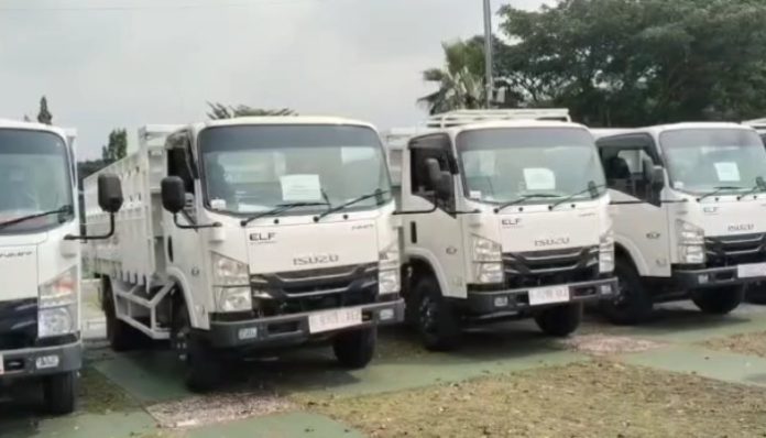 Kendaraan Operasional Koperasi Merah Putih (KMP) di Kota Cilegon