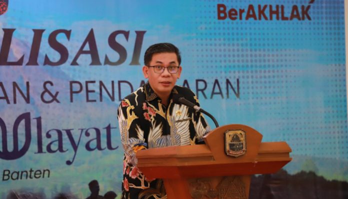 Kepala Kantor Wilayah BPN Provinsi Banten Harison Mocodompis memastikan layanan pertanahan tetap berjalan meski penerapan WFH