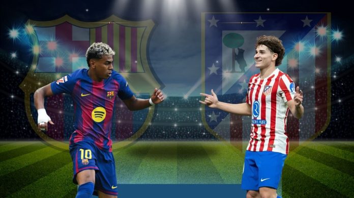 Lamine Yamal dan Julian Alvarez diprediksi menjadi penentu laga Barcelona vs Atletico Madrid di Liga Champions