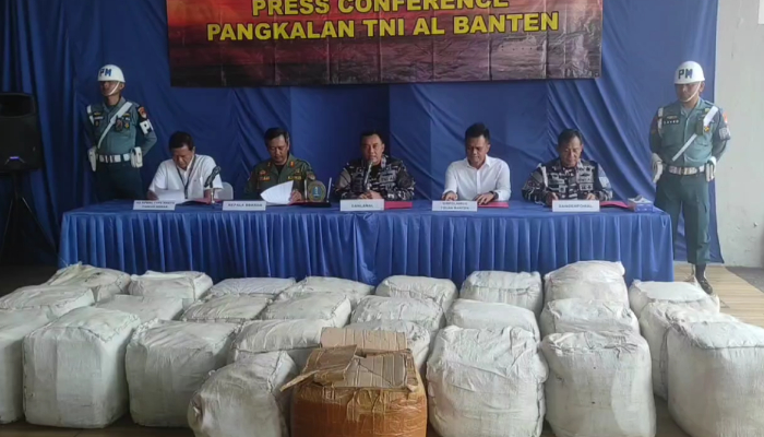 Lanal Banten Gagalkan Penyelundupan 780 Kg Sisik Trenggiling Senilai Rp46 Miliar