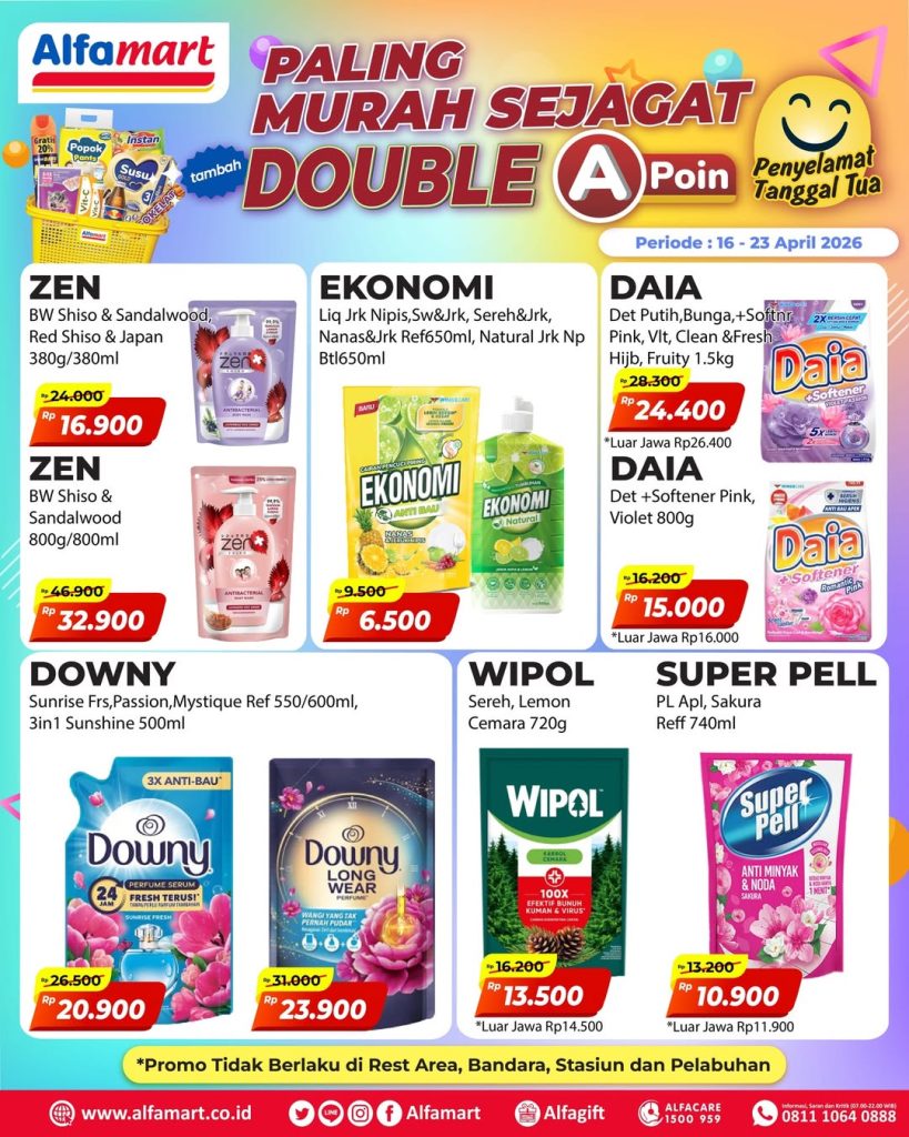 Katalog promo alfamart 16-22 April 2026