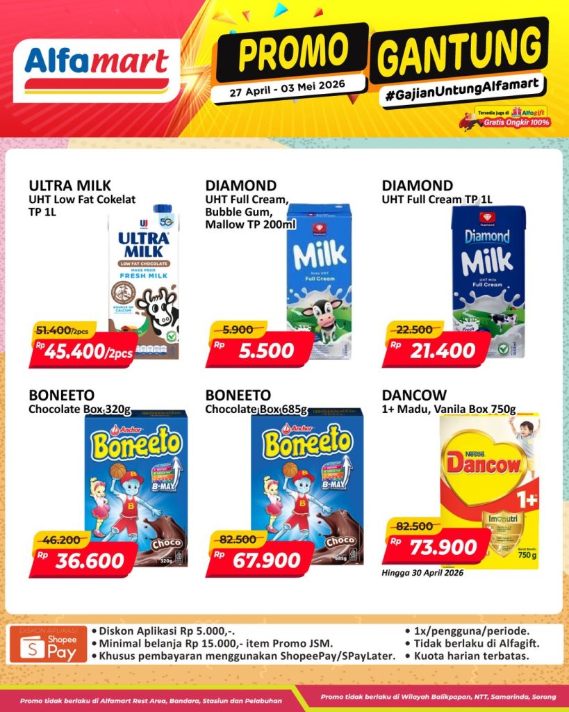 Promo Gantung Alfamart