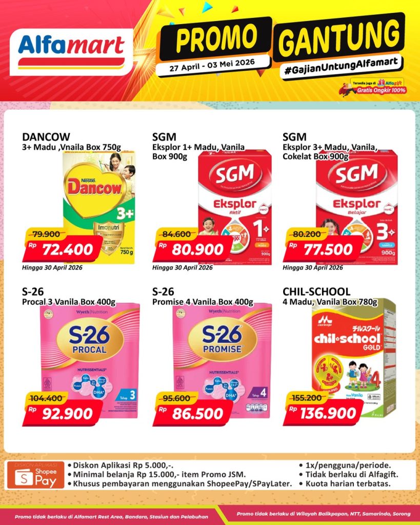 Promo Gantung Alfamart