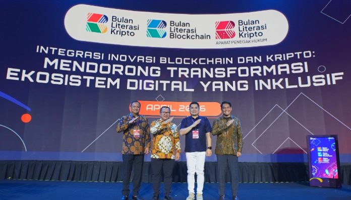 OJK bersama Asosiasi Blockchain Indonesia (ABI) saat menggelar Bulan Literasi Kripto (BLK) 2026