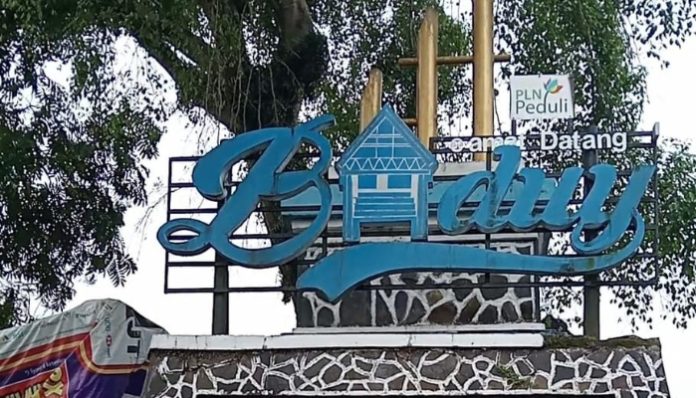 Pintu masuk wisata Baduy
