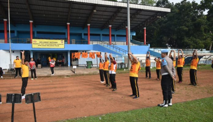 Polres Lebak Gelar Tes Kesamaptaan Jasmani Semester I 2026