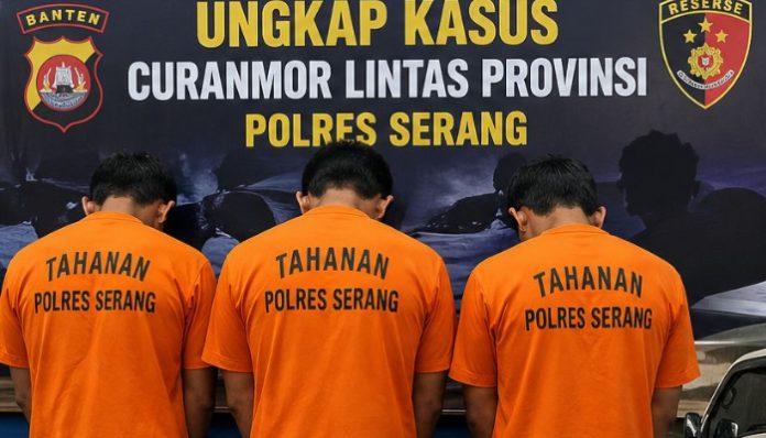 Polres Serang Bongkar Jaringan Curanmor
