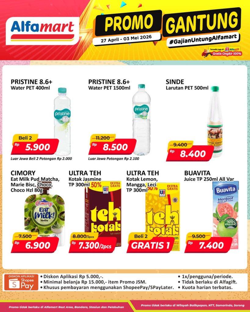 Promo Gantung Alfamart