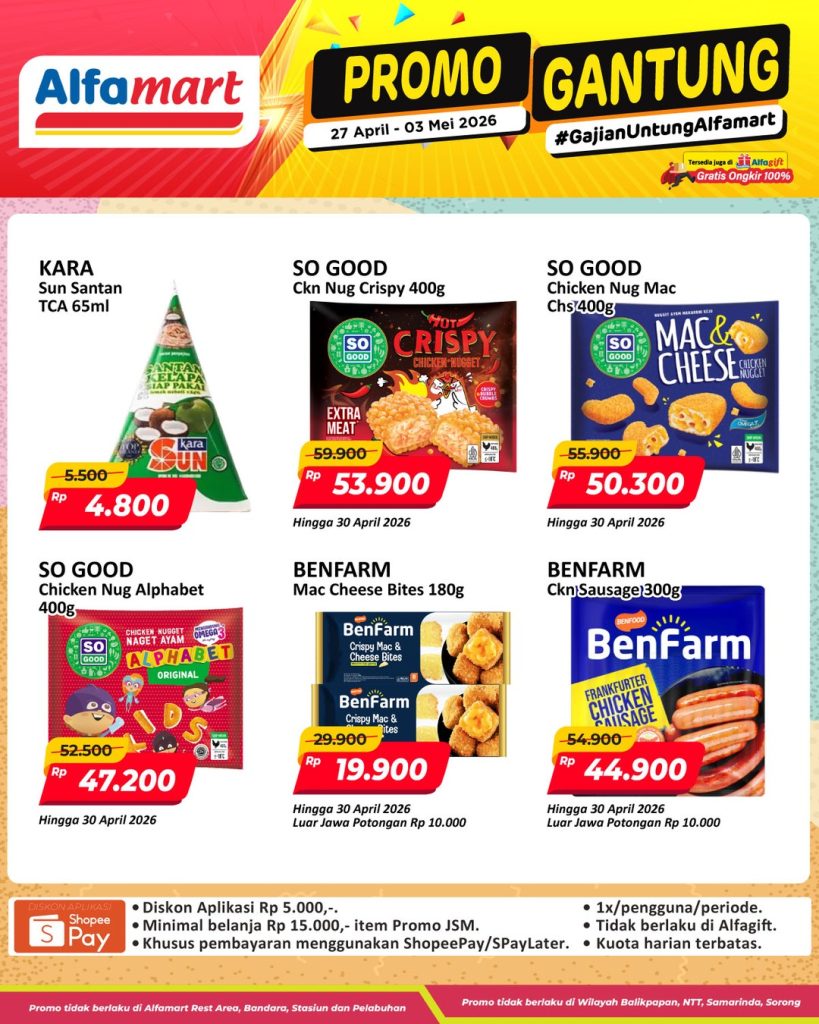 Promo Gantung Alfamart