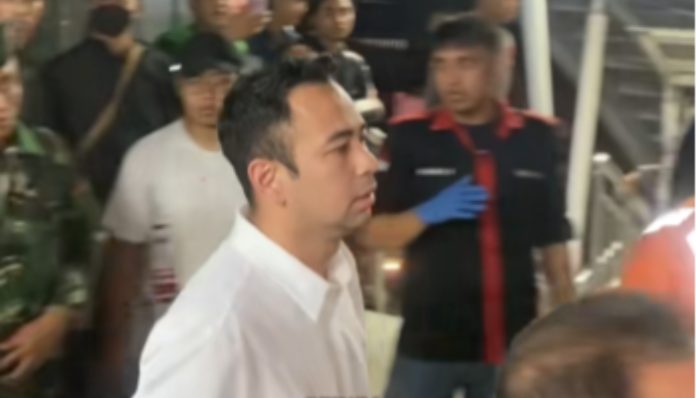 Raffi Ahmad datangi lokasi kecelakaan KRL di Stasiun Bekasi Timur