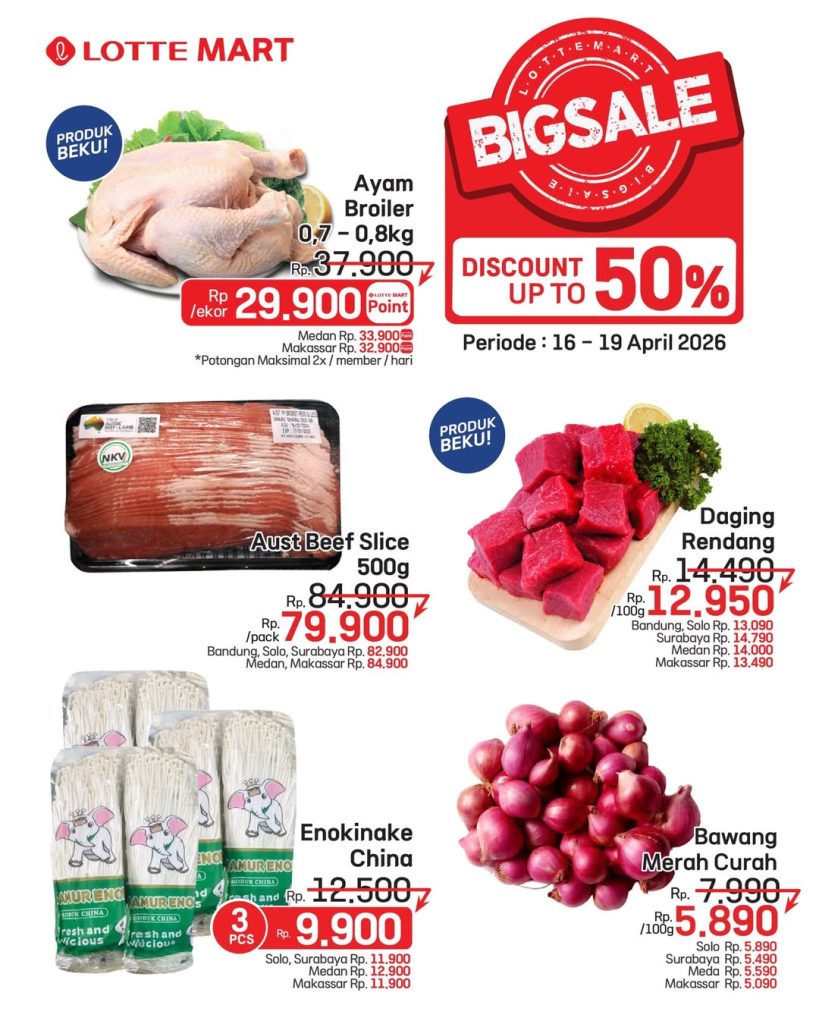 Katalog promo Lotte Mart 16-22 April 2026