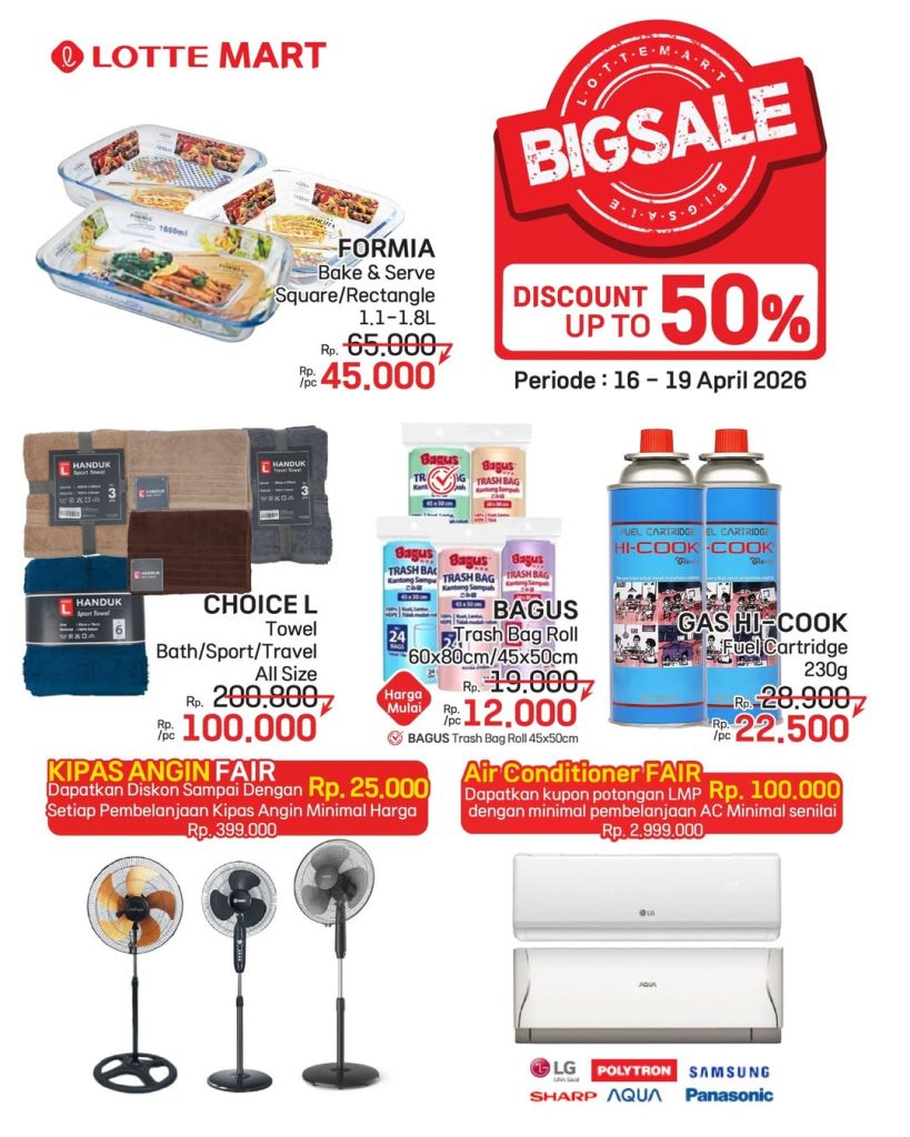 Katalog promo Lotte Mart 16-22 April 2026