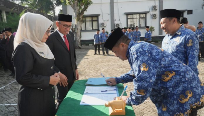 Suasana Sertijab di Lingkungan Setda Pandeglang