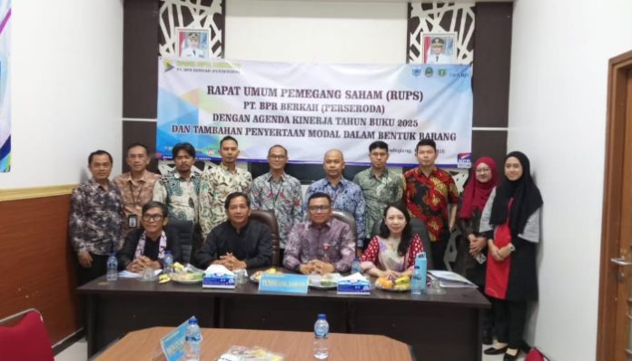 Suasana saat RUPS PT BPR Berkah Perseroda.