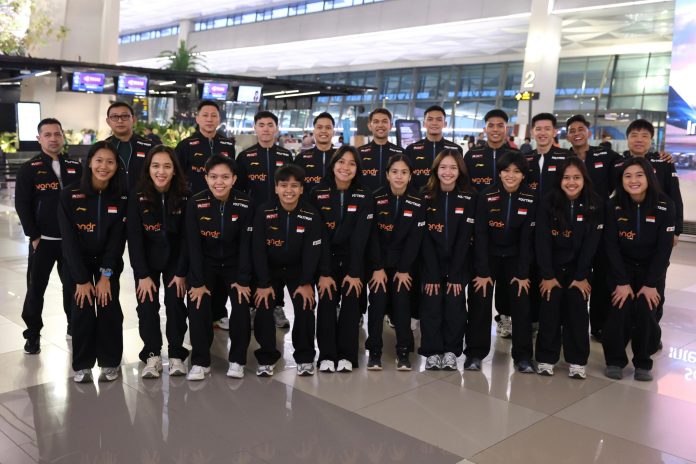 Skuad Merah Putih yang siap berlaga di Thomas dan Uber Cup 2026 (Foto: PBSI)