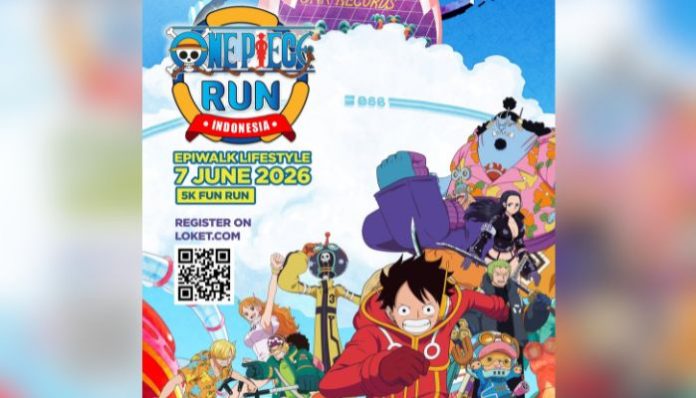 One Piece Run Indonesia 2026 siap digelar di Jakarta (Foto: Instagram/ jktgo)