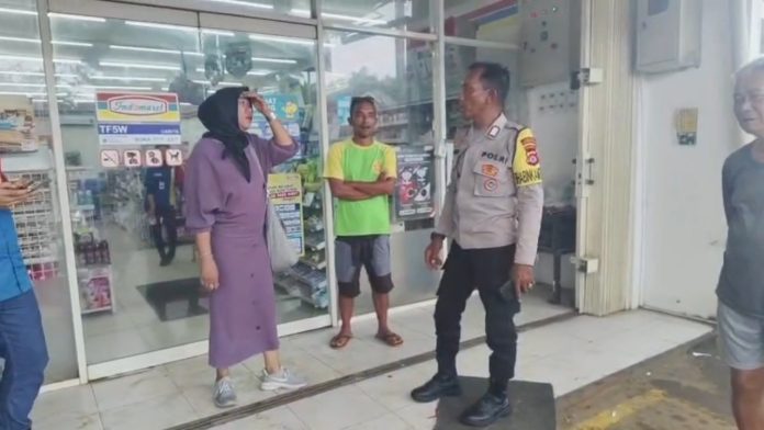 Kondisi TKP pencurian motor IRT di  Pandeglang  (Foto: Bantentv.com/ Rangga)