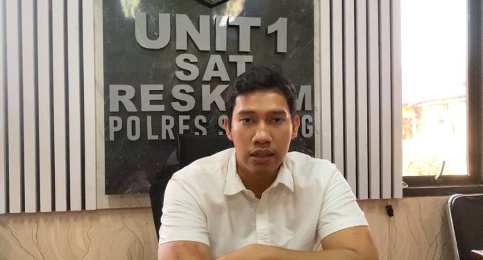 Kanit Pidana Umum (Pidum) Satreskrim Polres Serang, Ipda Athallah Thoriq (Foto: Bantentv.com/ Imron)