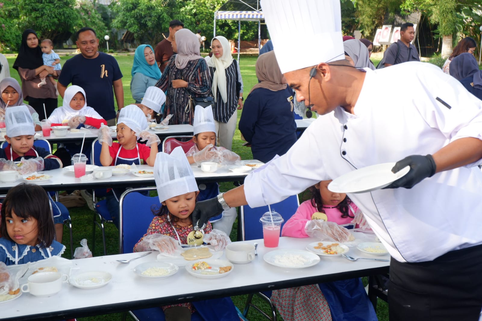 Horison Kids Move menyelenggarakan kegiatan edukatif bertajuk Cooking Class Pizza Season 3 bersama Lord Adi (Foto: Bantentv.com/ Rangga)