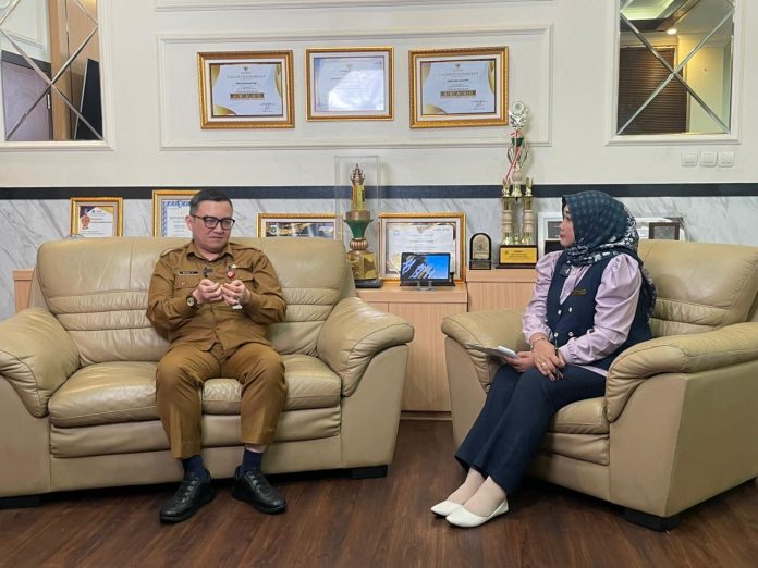 Dialog Ekslusif Kepala Bapenda Provinsi Banten bersama Banten TV (Foto: Bantentv.com)