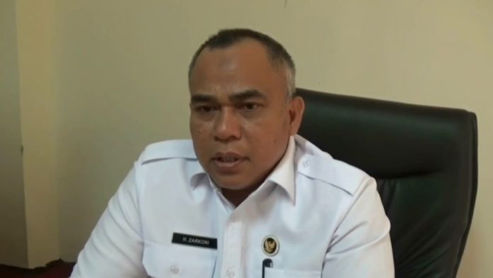 Kepala Kantor Kemenhaj Kota Cilegon, Zarkoni Barmawi (Foto: Bantentv.com/ Ali)