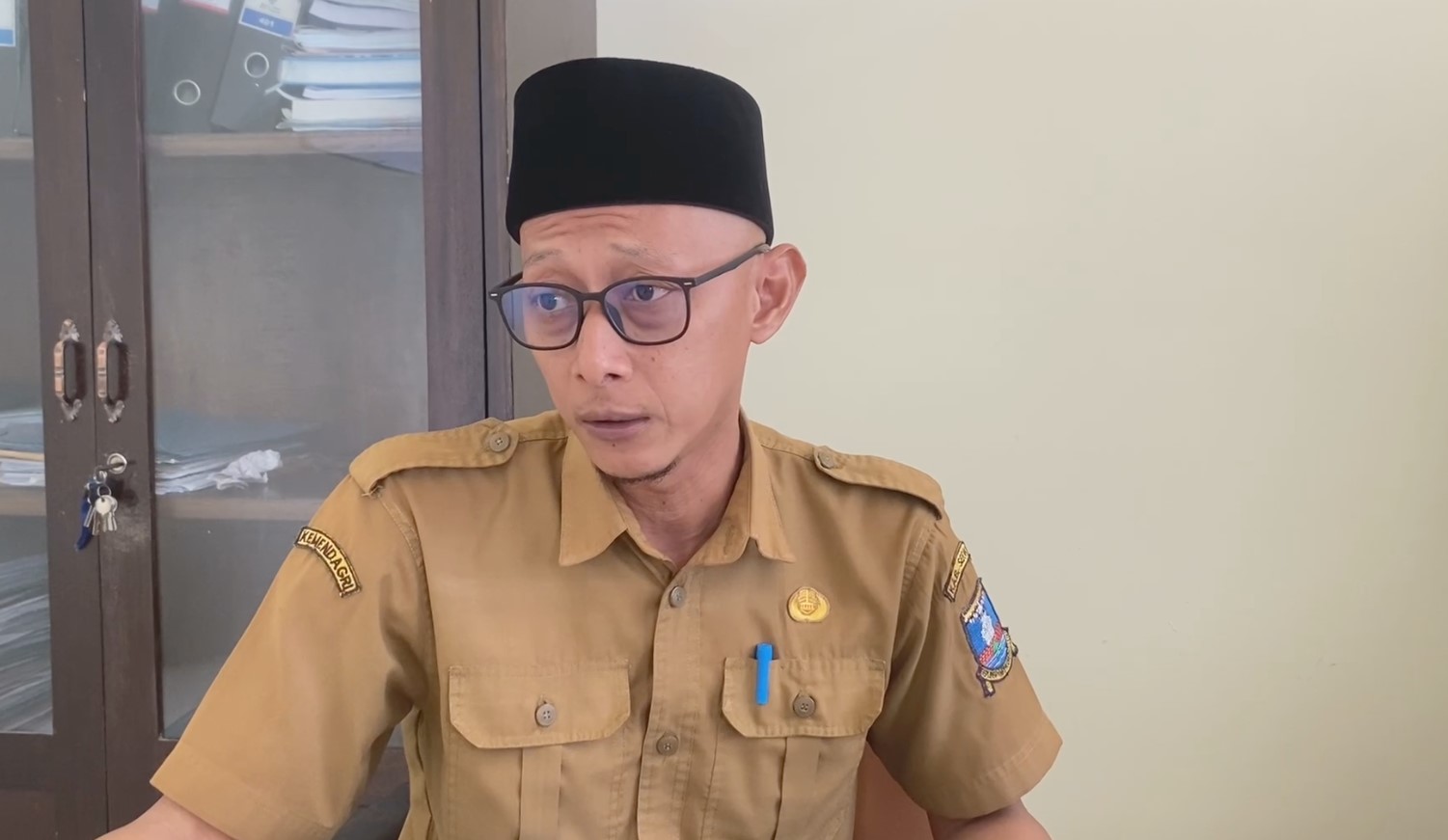 Pelaksana Tugas Kepala UPT Metrologi Diskoumperindag Kabupaten Serang, Aat Andriatna (Foto: Bantentv.com/ Riki)