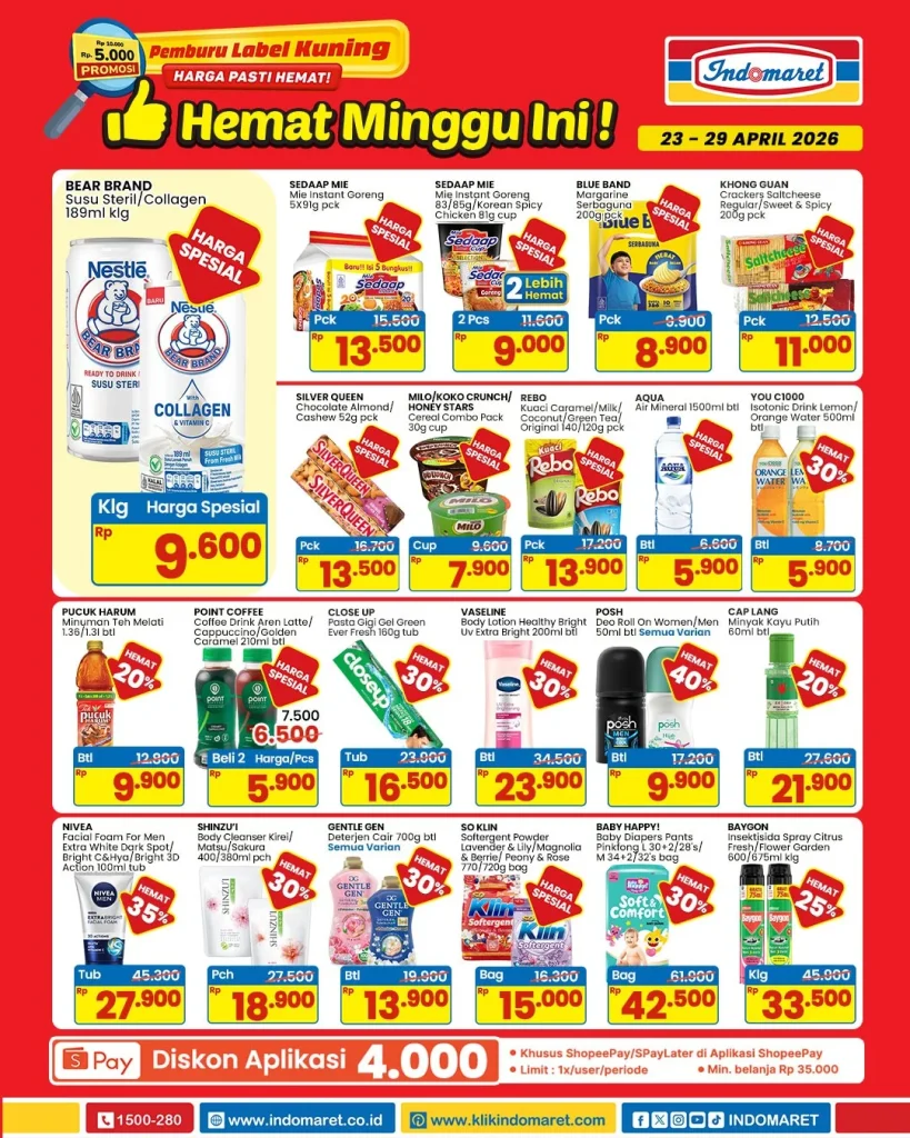 Katalog promo akhir bulan Indomaret