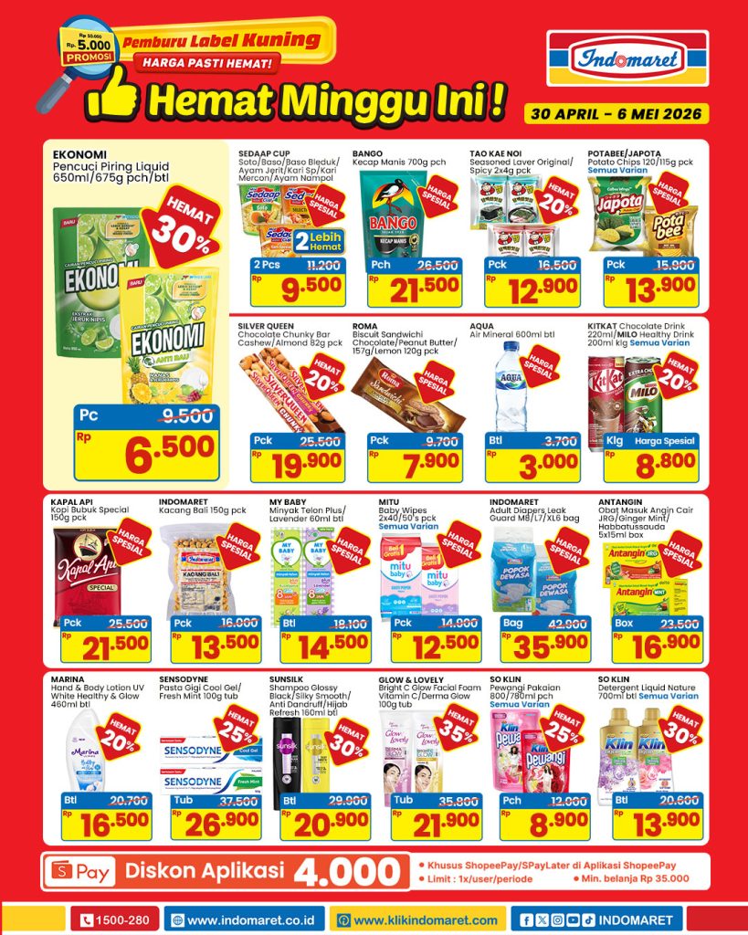 Promo mingguan Indomaret