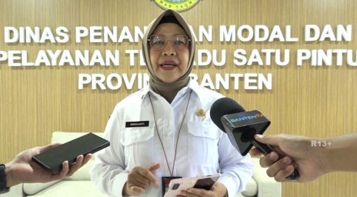 Kepala DPMPTSP Provinsi Banten, Virgojanti (Foto: Bantentv.com/ Hendra)