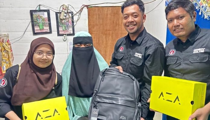 AZA DBL Indonesia Ulurkan Bantuan untuk Keluarga Mandala Rizky Syahputra