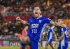 Adam Alis pencetak brace ke gawang Persija Jakarta dalam laga El Clasico Indonesia BRI Super League