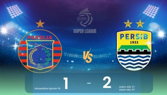 Babak pertama Persib Bandung vs Persija Jakarta Skor 2-1