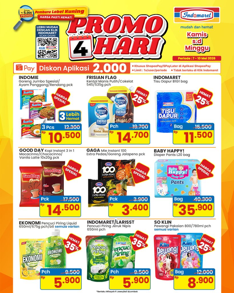 Promo hemat mingguan Indomaret