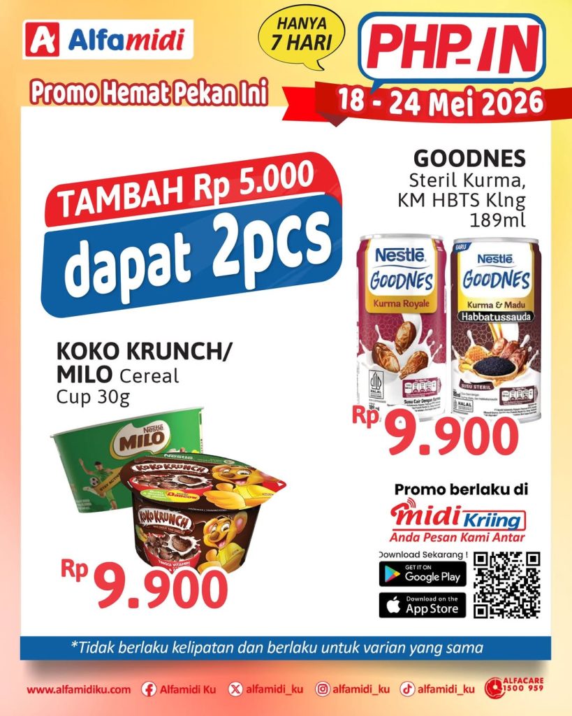 Promo Mingguan Alfamidi