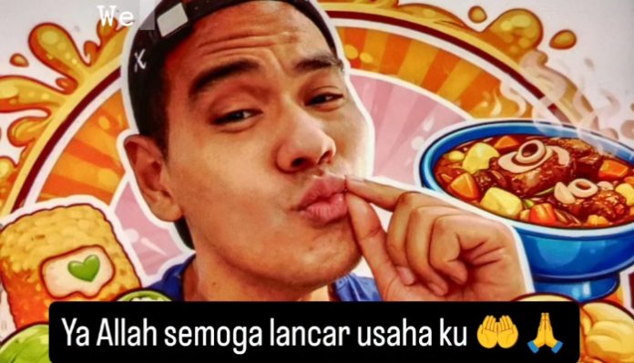 Fahmi Bo Buka Warung Makan Sederhana, Jual Menu Andalan Acar Buntut (Foto: Instagram/ Fahmi Bo)
