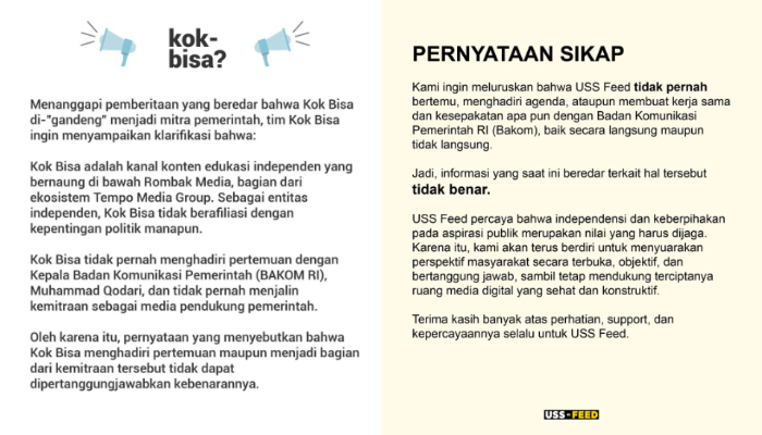 Daftar Media Gelandangan yang Disebut Bakom RI Tuai Polemik, Sejumlah Pihak Beri Klarifikasi