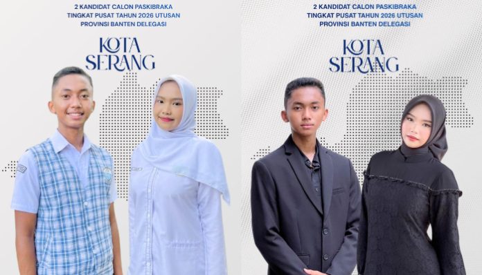 Dua pelajar kota Serang lolos seleksi Paskibraka tingkat provinsi, kini masuk tahap verifikasi nasional (Foto: Bantentv.com/ Jaya)
