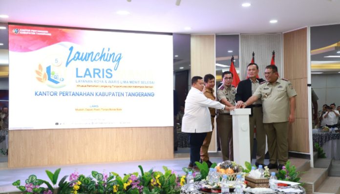 Kantor BPN Kabupaten Tangerang luncurkan Program Laris Manis (Foto :Humas BPN Banten)