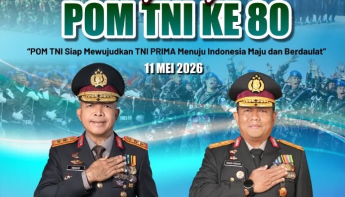 Kapolda Banten Irjen Pol Hengki menyampaikan ucapan Dirgahayu ke-80 POM TNI sekaligus menegaskan pentingnya sinergitas TNI-Polri