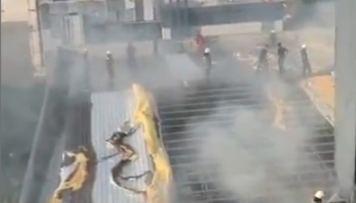 Kebakaran Binus Anggrek Jakarta Barat