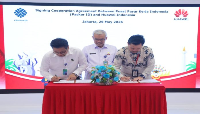 Kemnaker dan Huawei Indonesia Teken MoU