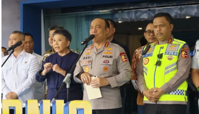 Korlantas Polri Luncurkan SIM Digital dan Drone ETLE (Foto/ANTARA)