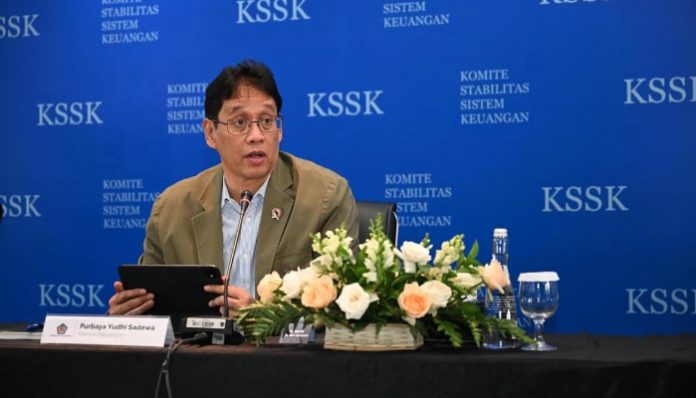 Menkeu RI Purbaya Yudhi Sadewa saat konferensi pers di acara Komite Stabilitas Sistem Keuangan (KSSK) di Jakarta, Kamis, 7 Mei 2026 lalu. (Foto : Instagram/@menkeu_ri)