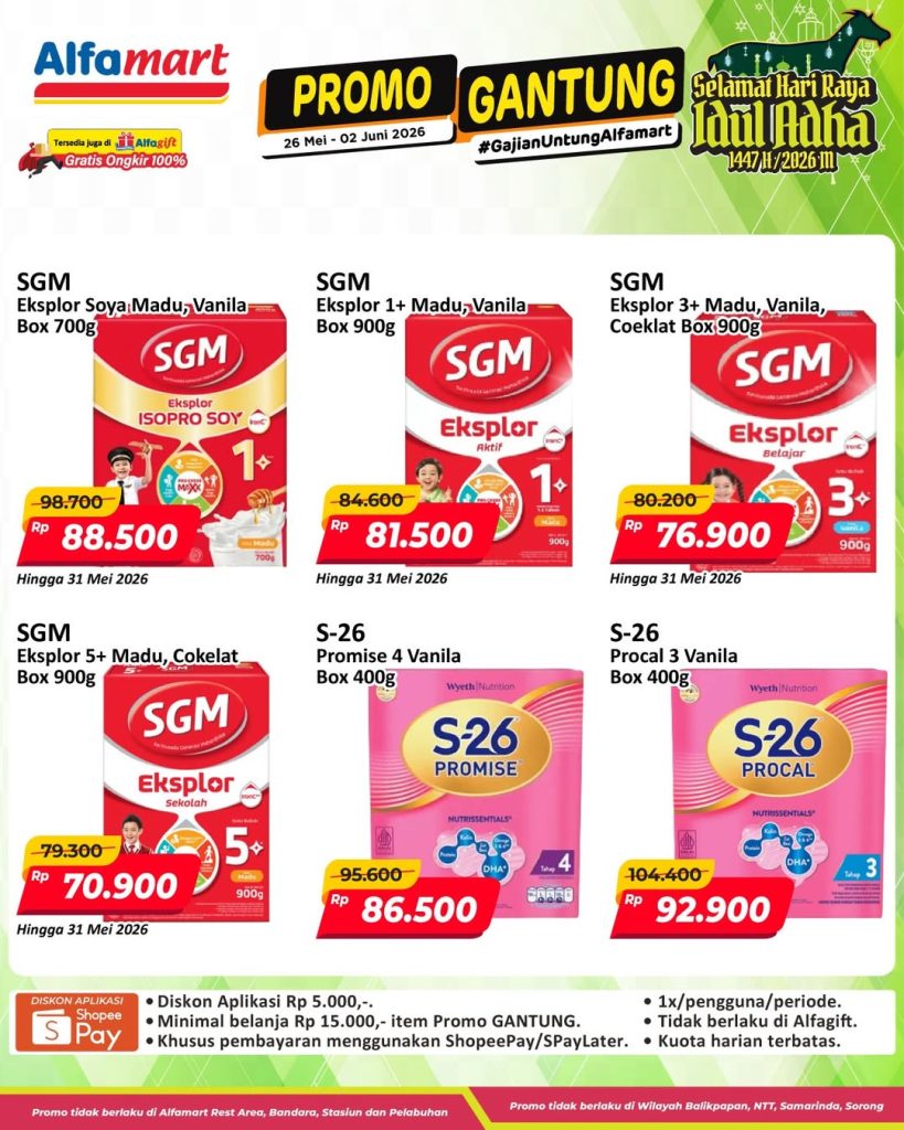 Promo gantung alfamart minggu ini