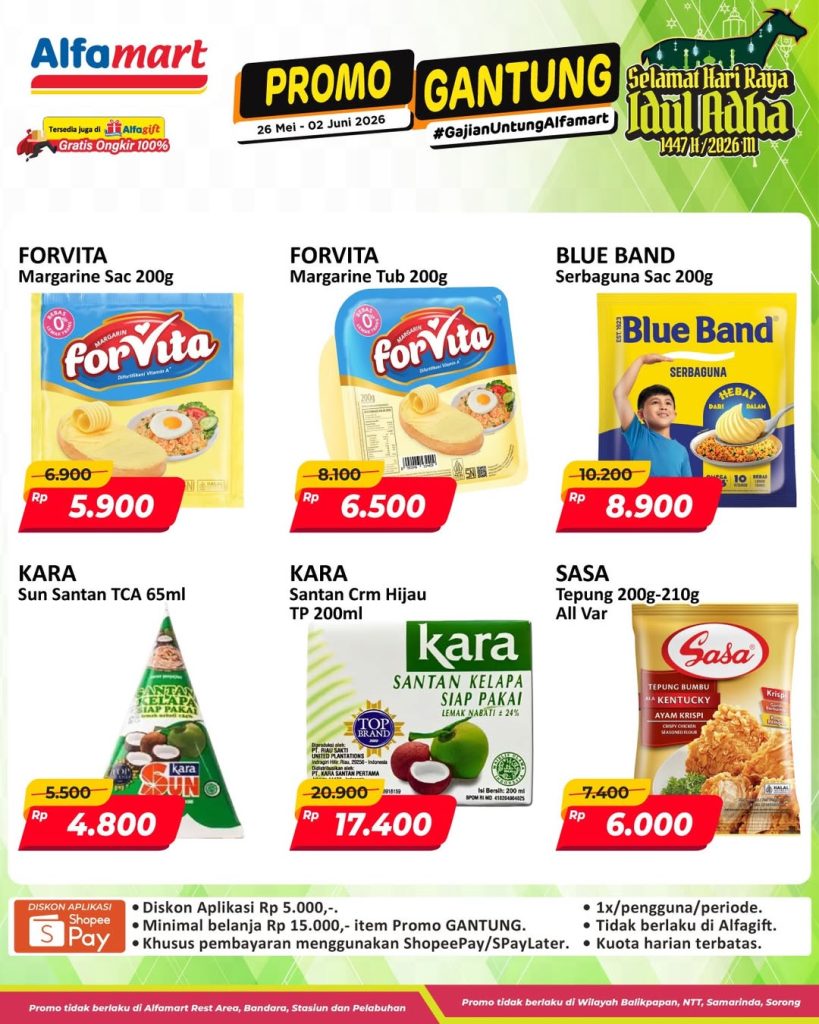 Promo gantung alfamart minggu ini