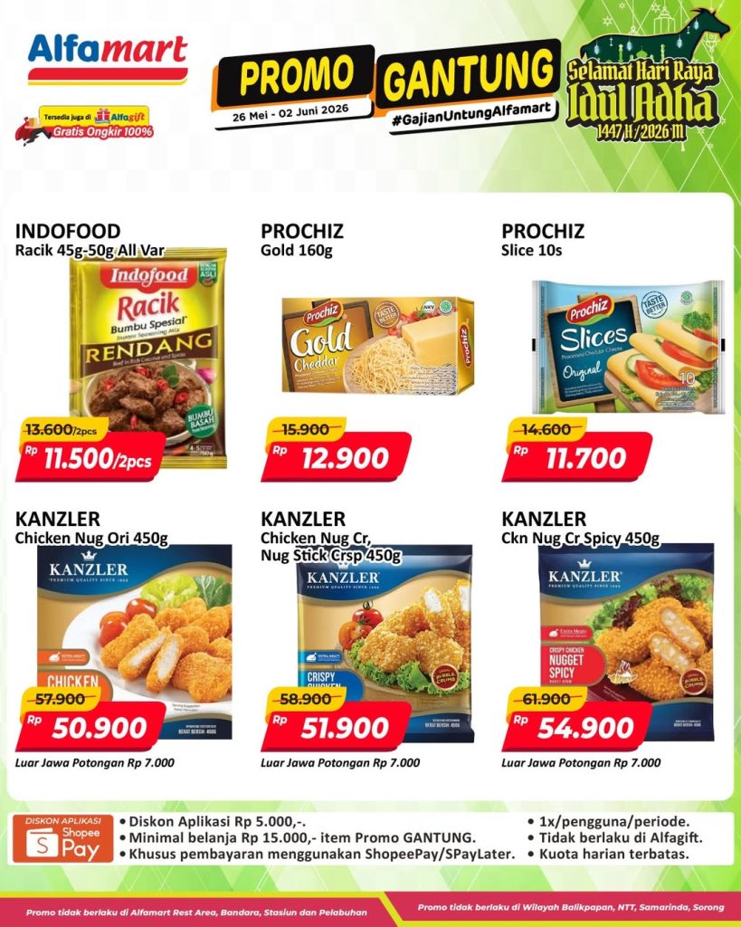 Promo gantung alfamart minggu ini